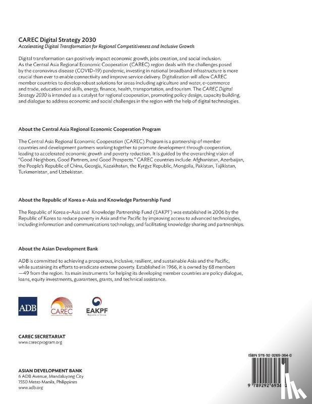 Asian Development Bank - CAREC Digital Strategy 2030