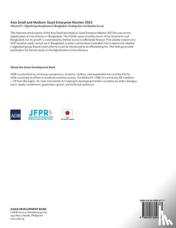 Asian Development Bank - Asia Small and Medium-Sized Enterprise Monitor 2021