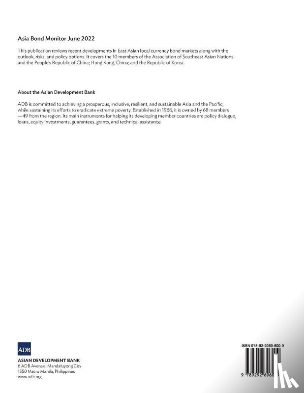Asian Development Bank - Asia Bond Monitor – June 2022