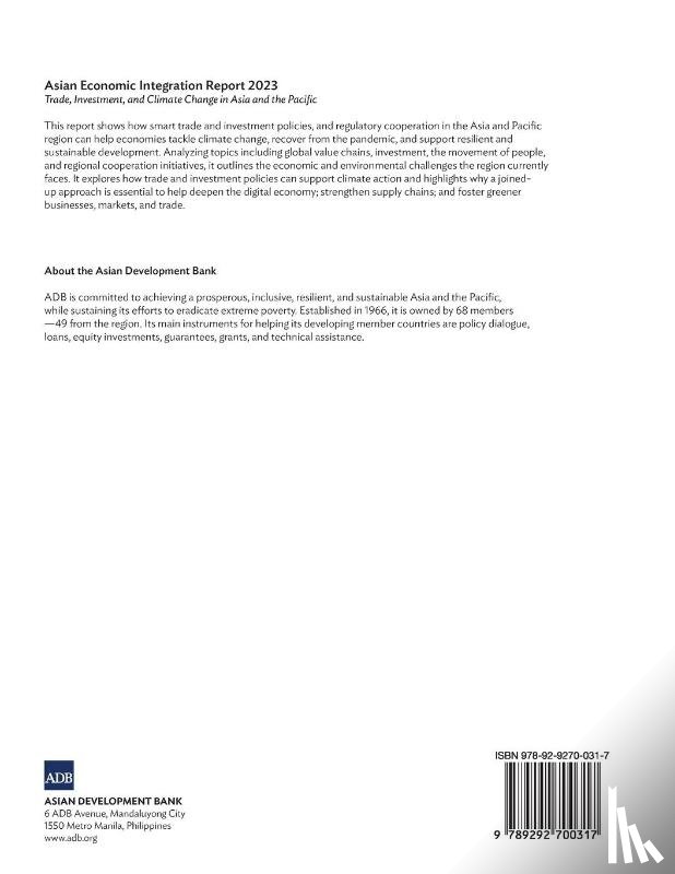 Asian Development Bank - Asian Economic Integration Report 2023
