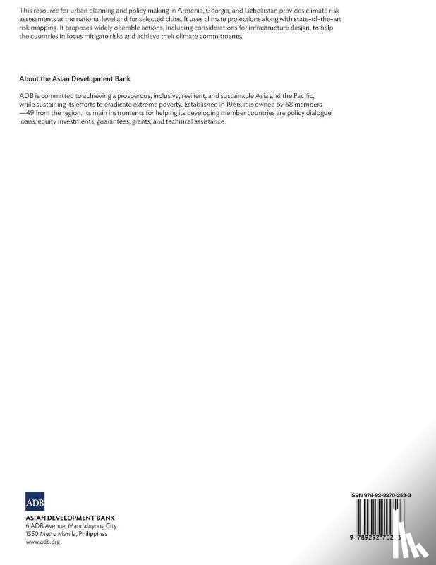 Asian Development Bank - Incorporating Climate Resilience in Urban Planning and Policy Making