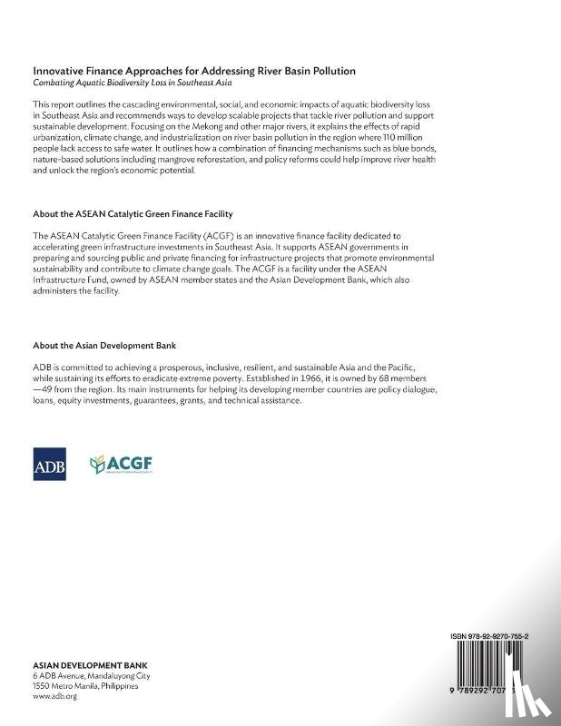 Mehta, Anouj, Cavaccini Cataldo, Manuela, Seng, Bingxun - Innovative Finance Approaches Addressing River Basin Pollution