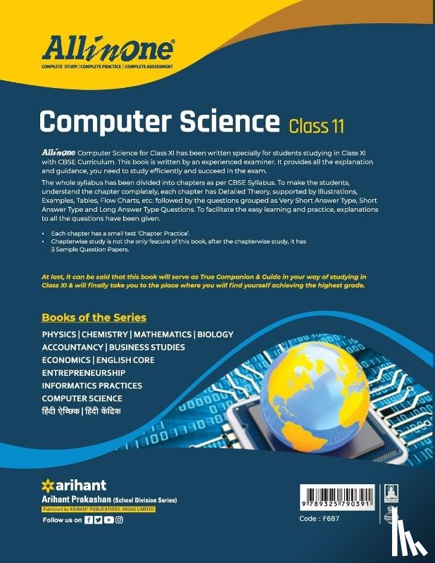 Gaikwad, Neetu - Cbse All in One Computer Science Class 11 for 2022 Exam