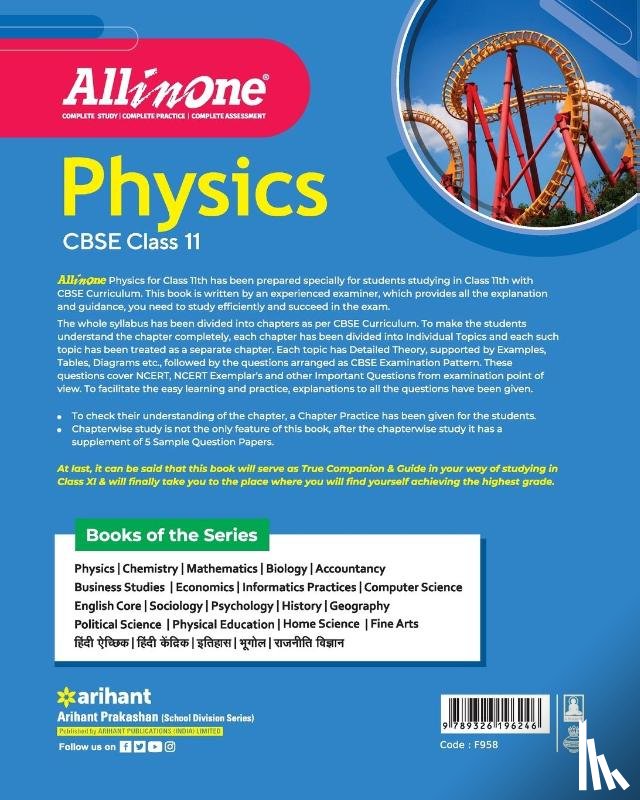 Upreti, Kamal, Jha, Jayant Kumar - Cbse All in One Physics Class 11 2022-23 Edition (as Per Latest Cbse Syllabus Issued on 21 April 2022)