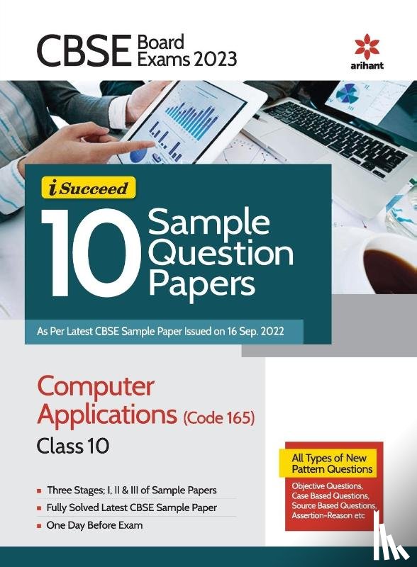 Tiwari, Suhasini - CBSE Board Exam 2023 I-Succeed 10 Sample Question Papers Computer Applications (Code 165) Class 10