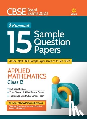 Laxman Prasad, Sagar Verma - CBSE Board Exams 2023 I Succeed 15 Sample Question Papers Mathematics Class 12th