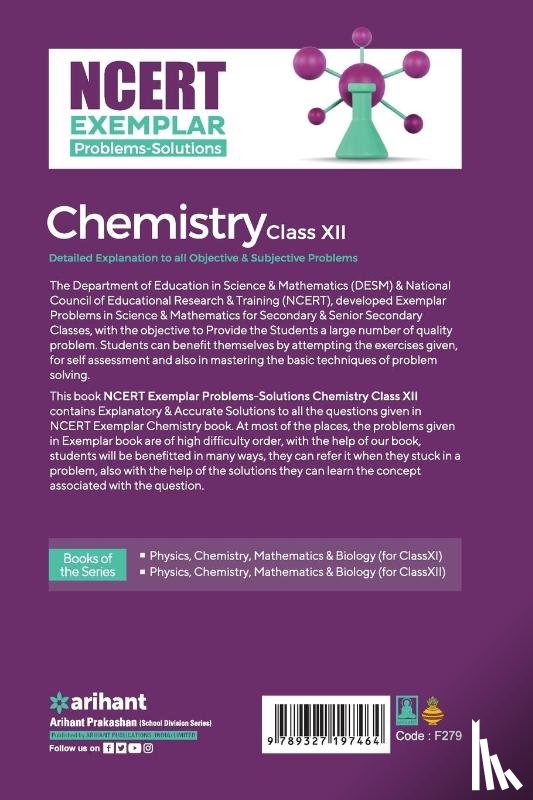 Paul, Ram Ashish - NCERT Exemplar Problems-Solutions Chemistry class 12th