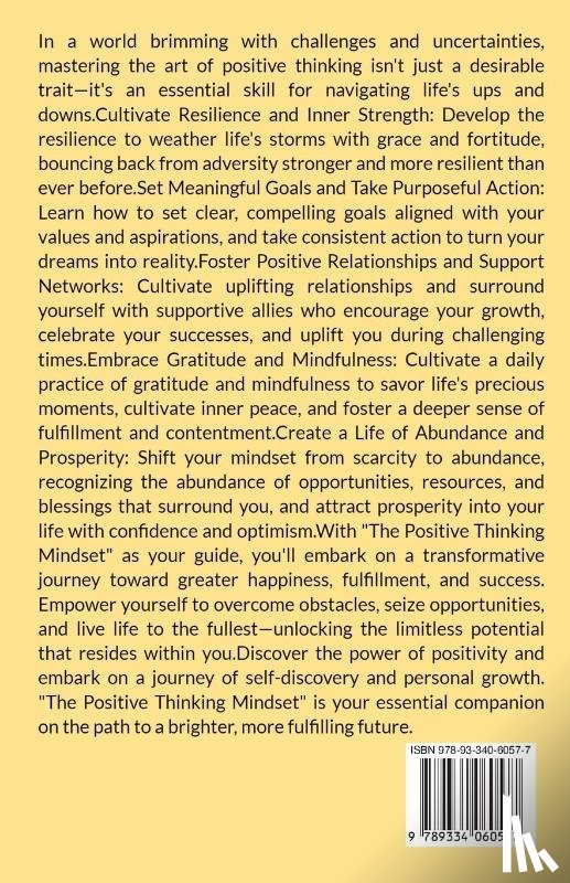 Tewari, Manjul - The Positive Thinking Mindset