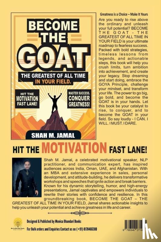 Jamal, Shah M. - Become The GOAT - The Greatest of All Time in Your Field