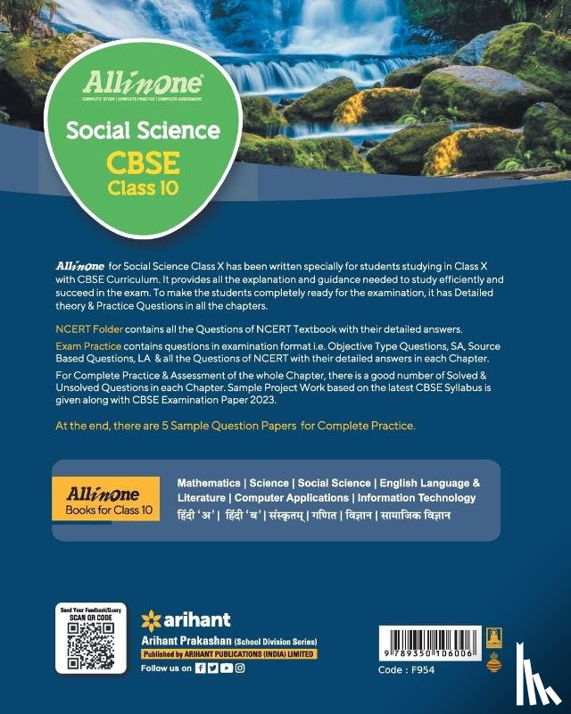 Raj, Aditya, Sultan, Farah - All in One-Social Science Cbse Exams Class 10th