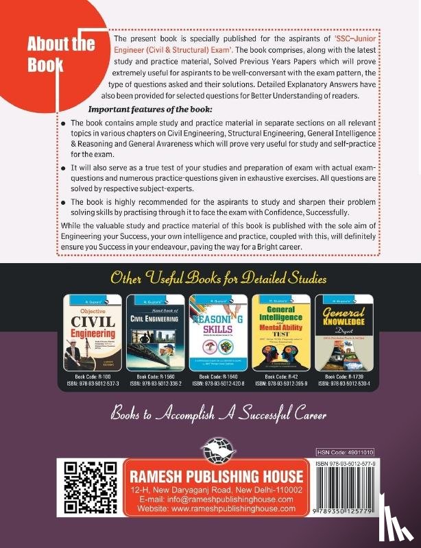 RPH Editorial Board - SSC: Junior Engineers Exam Guide