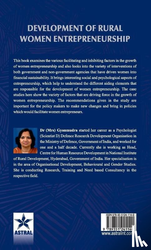 Gyanmudra, Dr (Mrs) - Development of Rural Women Entrepreneurship