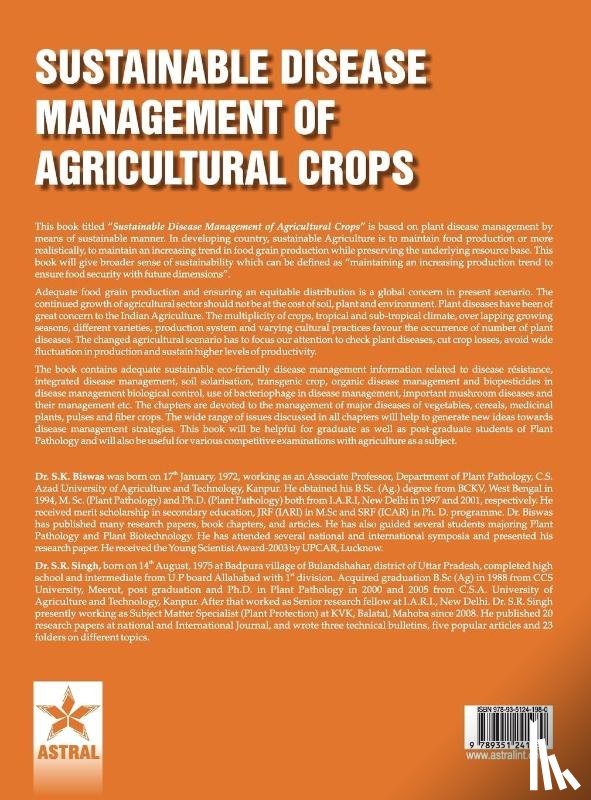 Biswas, S K - Sustainable Disease Management of Agricultural Crops