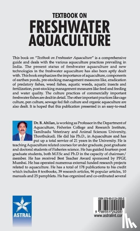 Ahilan, Dr B - Textbook on Freshwater Aquaculture