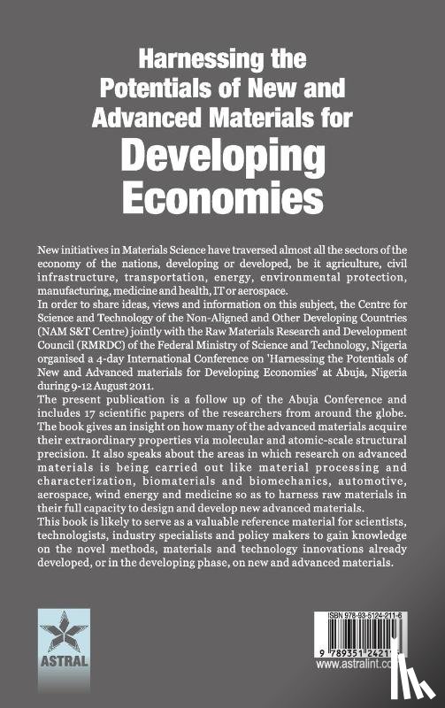 S, Nam - Harnessing the Potentials of New and Advanced Materials for Developing Economies