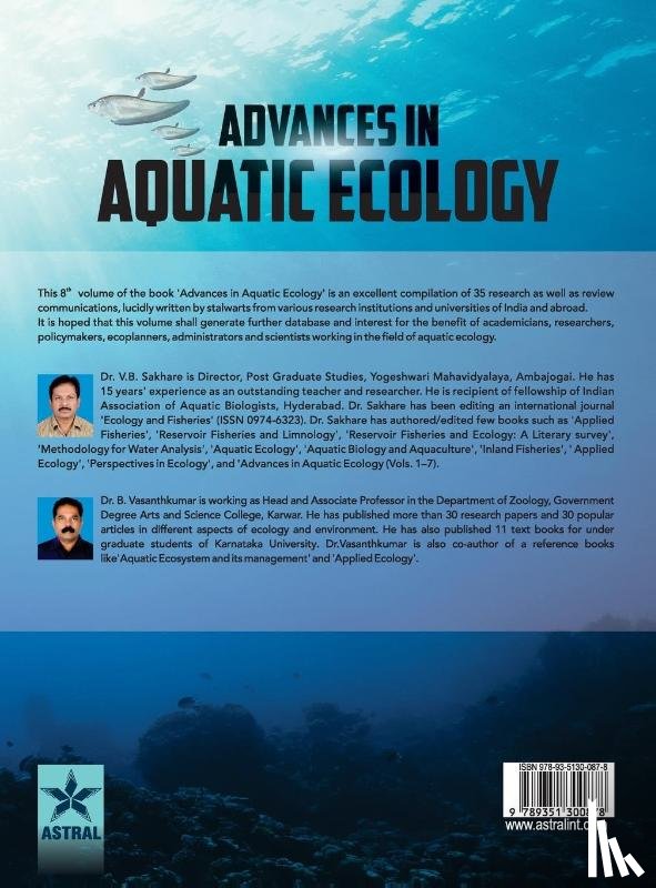 Sakhare, Vishwas B - Advances in Aquatic Ecology Vol. 8
