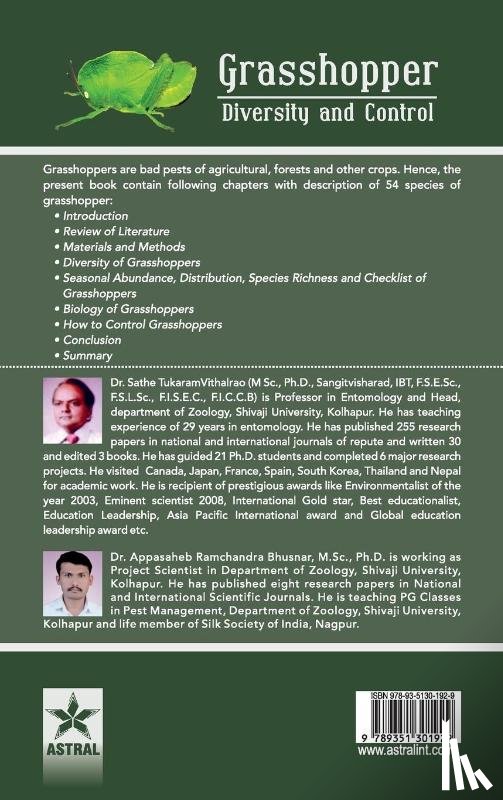 Sathe, T V - Grasshopper Diversity and Control
