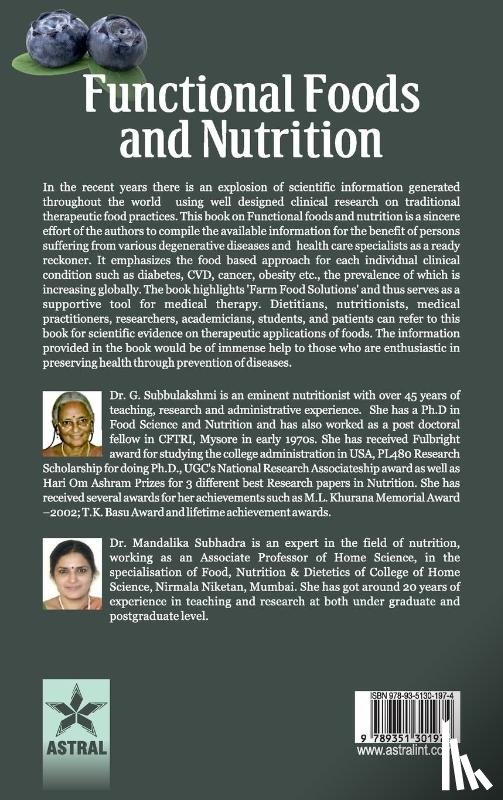 Subbulakshmi, G - Functional Foods and Nutrition