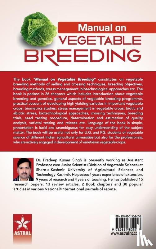 Singh, Pradeep Kumar - Manual on Vegetable Breeding
