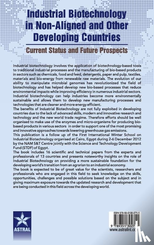 Center, Nam & - Industrial Biotechnology in Non Aligned and Other Developing Countries Current Status and Future Prospects