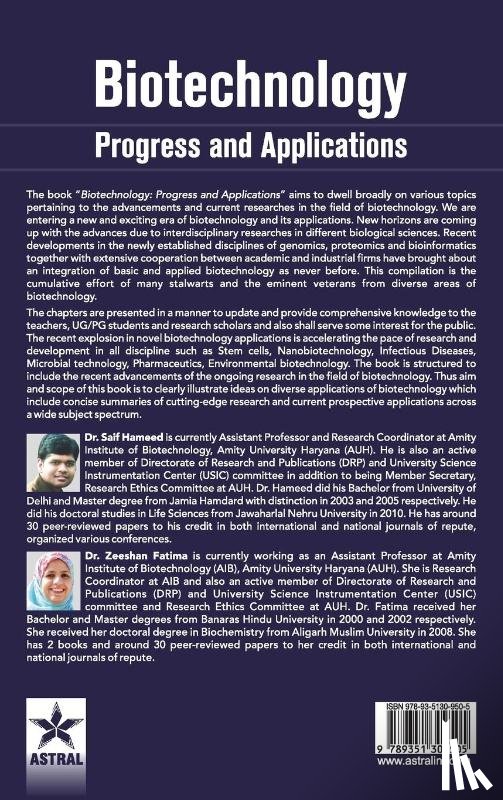 Hameed, Saif - Biotechnology