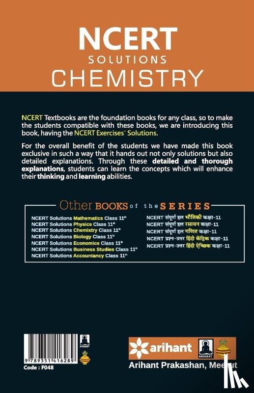 Sharma, Purnima - Ncert Solutions Chemistry Class 11th