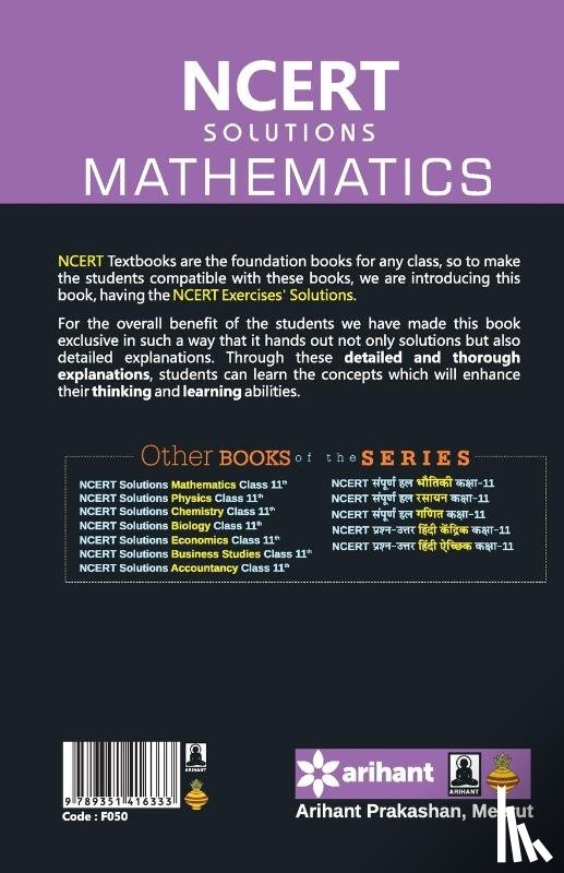 Goel, Lalit - Ncert Solutions Mathematics Class 11th