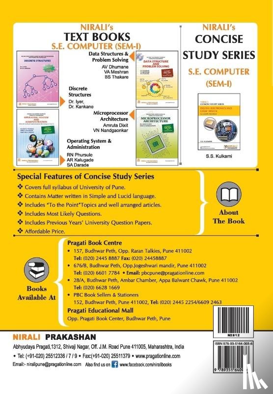 Kulkarni, S S - Digital Electronics And Logic Design