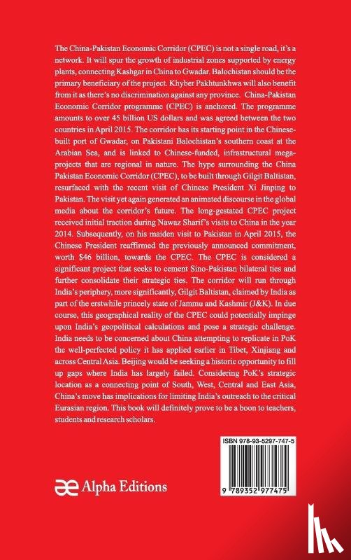 Clemens, Arlen - China Pakistan Economic Corridor Needs a Counter Strategy of India