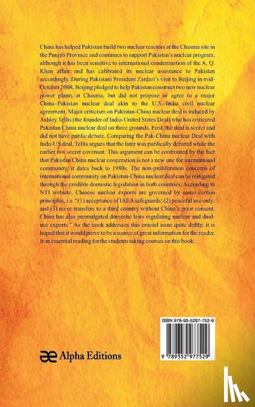 Hermann, Jennette - Pakistan China Nuclear Deal and International Concerns