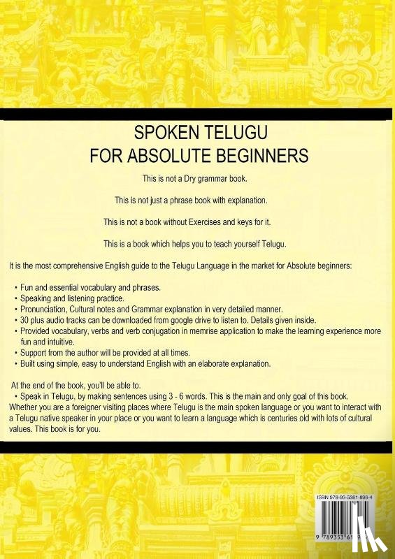 D, Sanjay - Spoken Telugu for Absolute Beginners