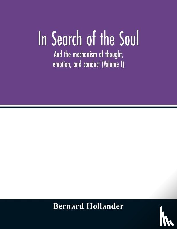 Hollander, Bernard - In search of the soul