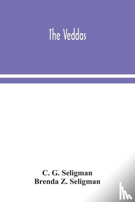 G Seligman, C, Z Seligman, Brenda - The Veddas