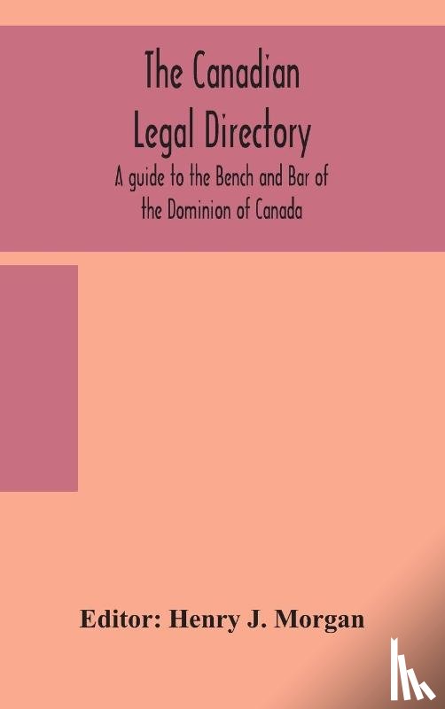  - The Canadian legal directory