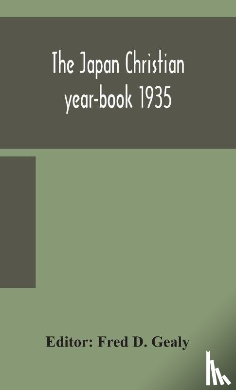  - The Japan Christian year-book 1935