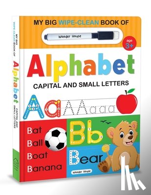 Wonder House Books - My Big Wipe And Clean Book of Alphabet Capital And Small Letters