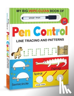 Wonder House Books - My Big Wipe And Clean Book of Pen Control for Kids