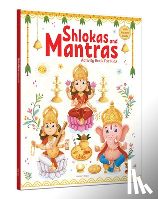 Wonder House Books - Shlokas and Mantras - Activity Book for Kids: Illustrated Book with Engaging Activities and Sticker Sheets
