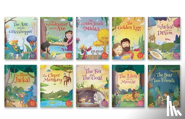 Wonder House Books - Illustrated Moral Stories Set - Set of 10 Books
