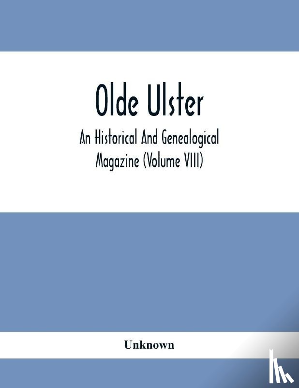 Unknown - Olde Ulster