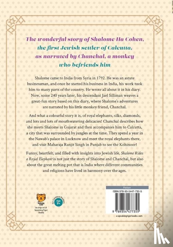 Silliman, Jael - SHALOME RIDES A ROYAL ELEPHANT THE STORY OF THE FIRST JEWS OF CALCUTTA