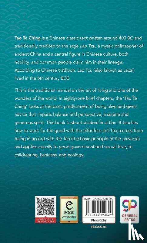Tzu, Lao - Tao Te Ching