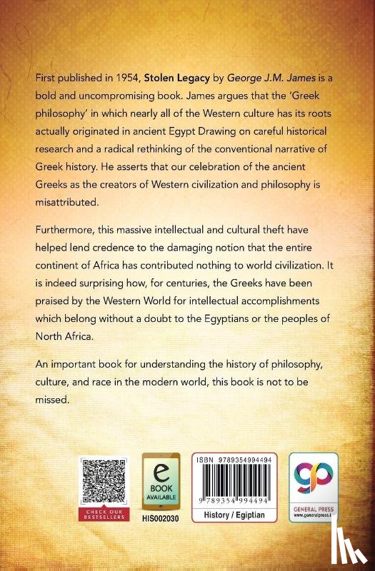James, George J. M. - Stolen Legacy