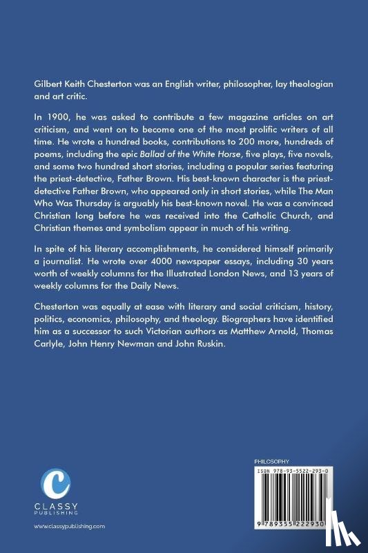 Chesterton, G K - Chesterton Spiritual Classics Collection