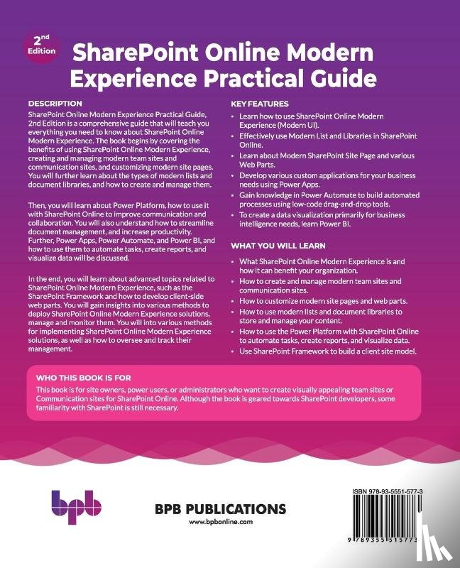 Kumar Sahoo, Bijay - SharePoint Online Modern Experience Practical Guide - 2nd Edition