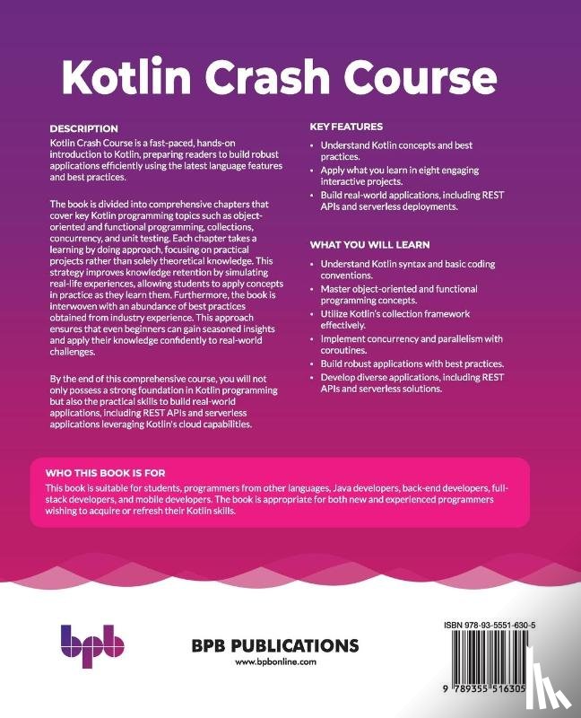 Van Engelen - Maslova, Elena - Kotlin Crash Course