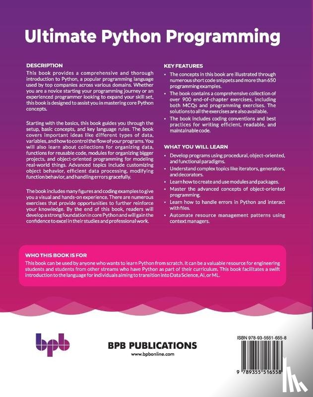 Srivastava, Deepali - Ultimate Python Programming