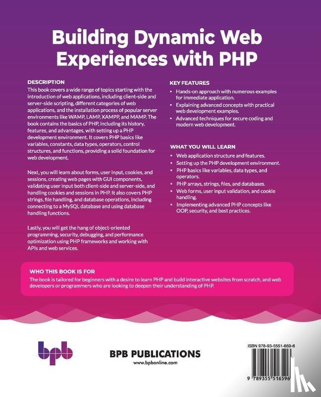 Shanker, Surabhi - Building Dynamic Web Experiences with PHP