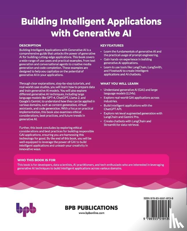 Ramhorry, Yattish - Building Intelligent Applications with Generative AI