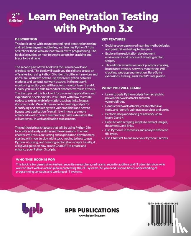 Elghaly, Yehia - Learn Penetration Testing with Python 3.x